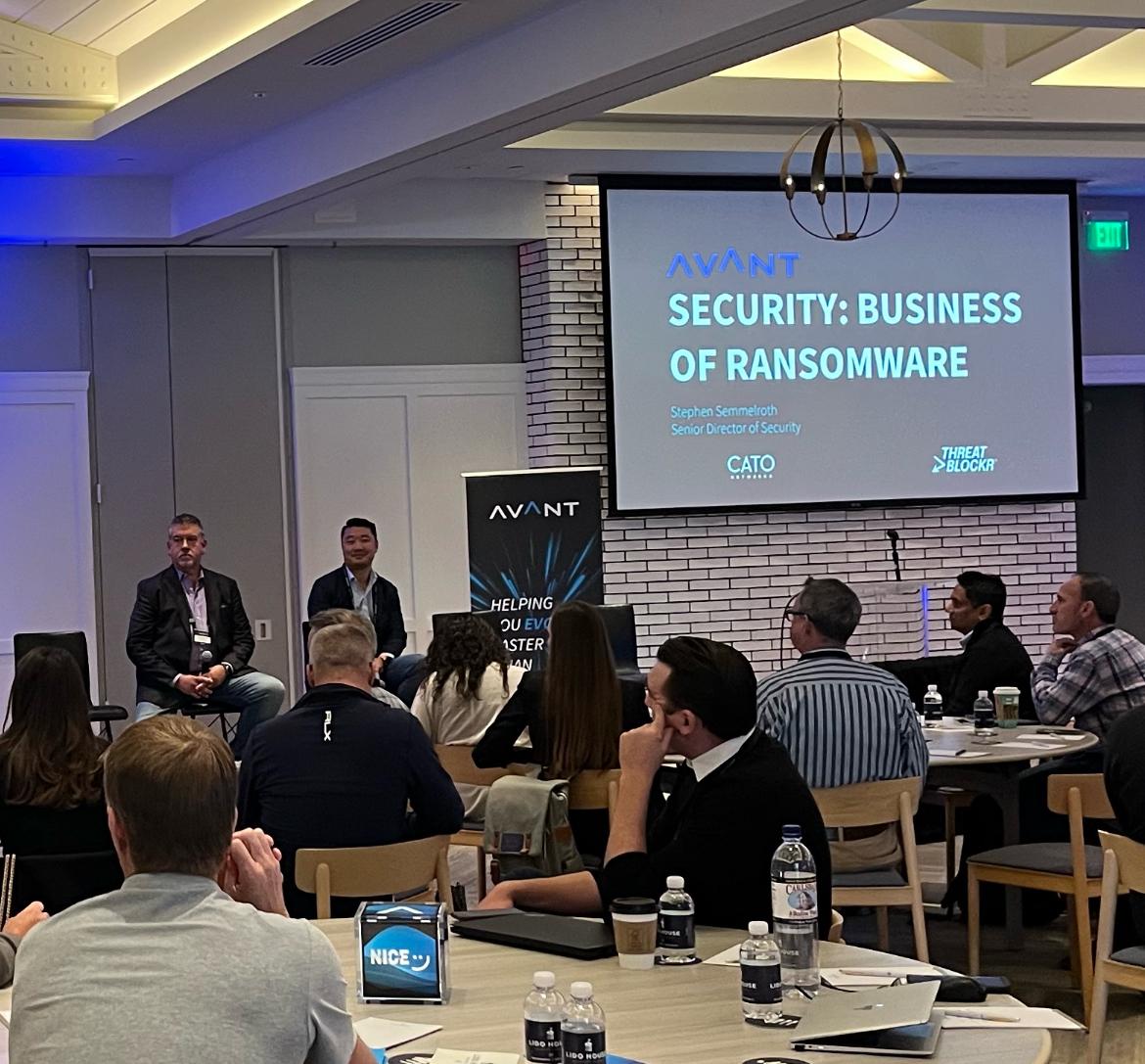 Evin Safdia presenting at Avant Bootcamp Newport Beach 2022