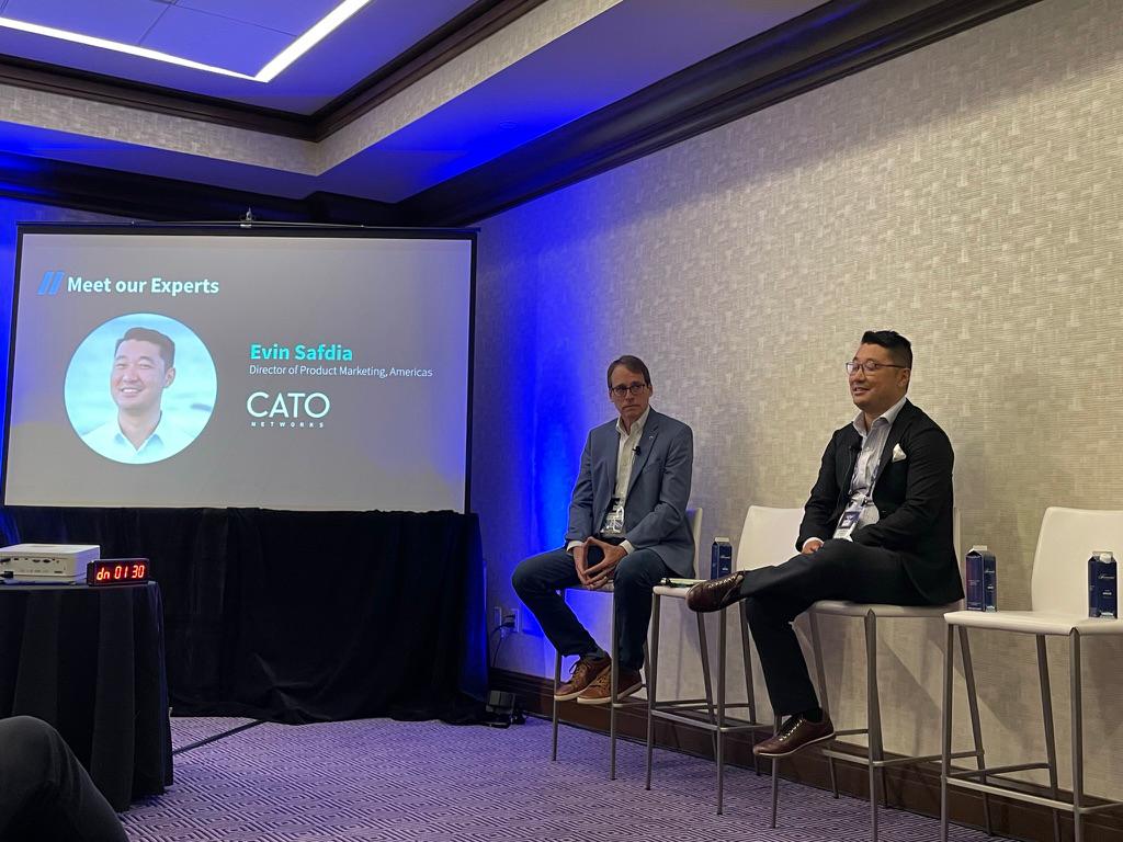 Evin Safdia presenting at Avant Special Forces Summit in Austin