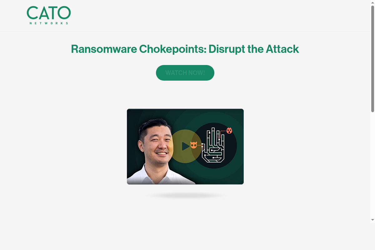 Ransomware Chokepoints: Disrupt the Attack