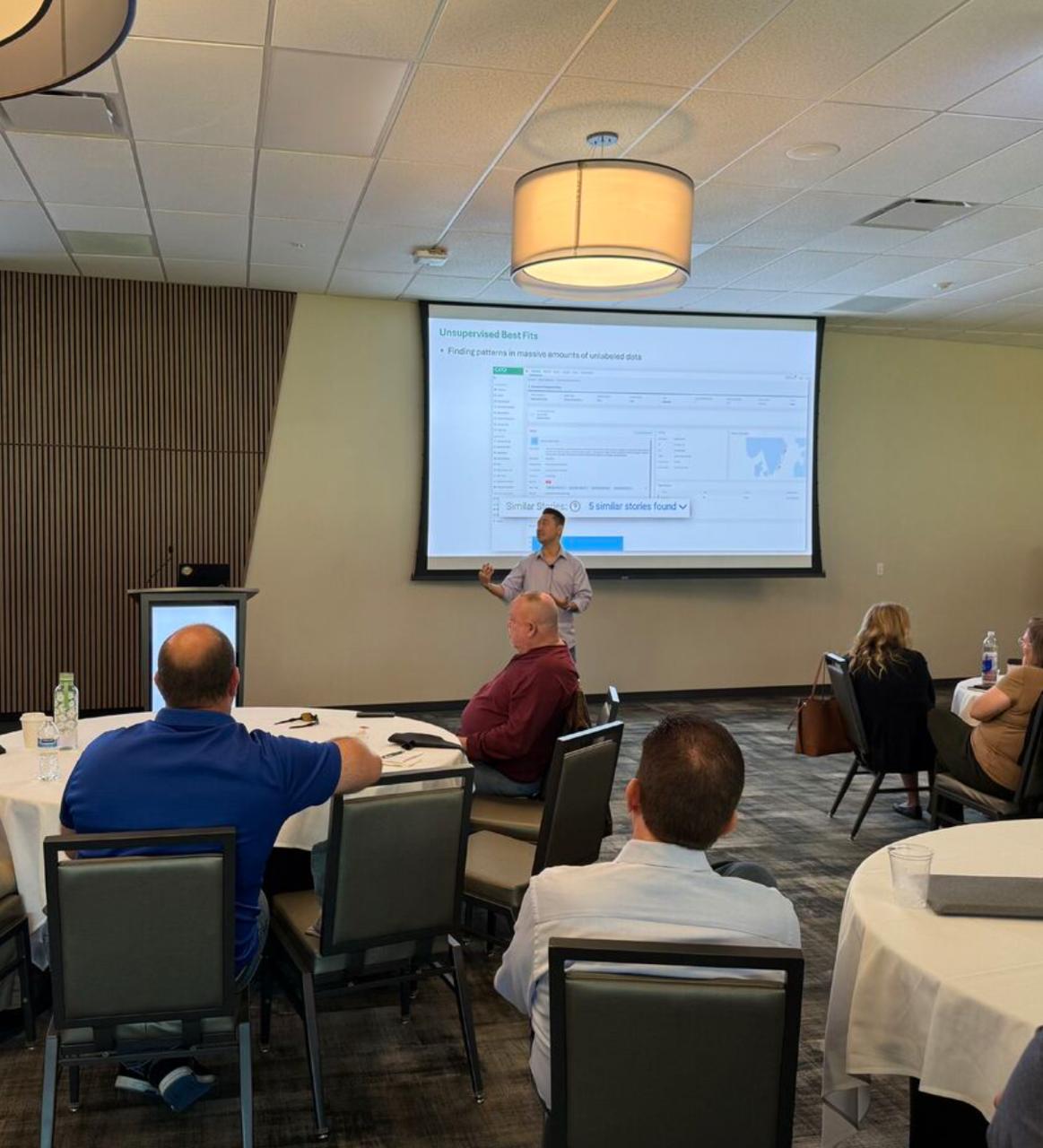 Evin Safdia presenting at ISSA Jacksonville 2025