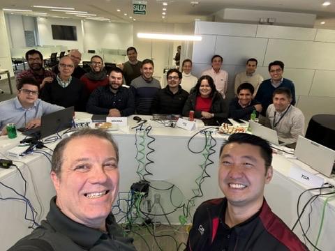 Evin Safdia at Cato Networks partner workshop in Santiago, Chile 2023